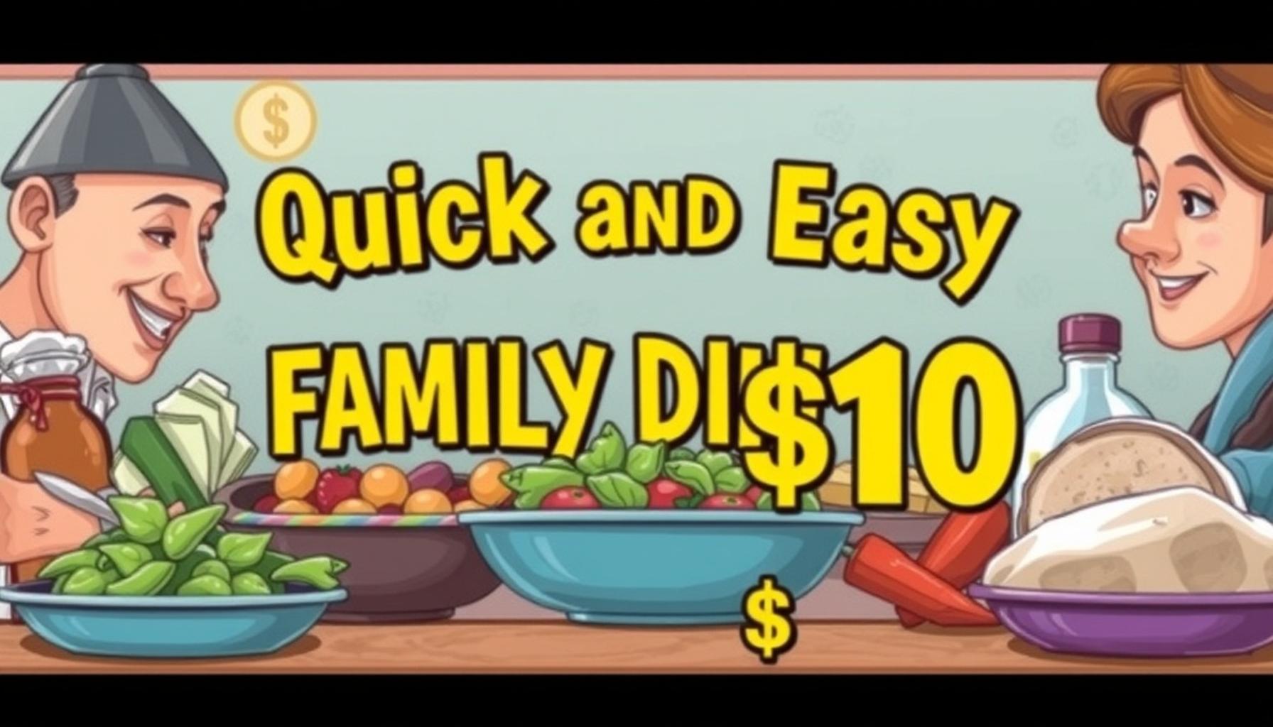 Quick and Easy Family Dinners Under $10