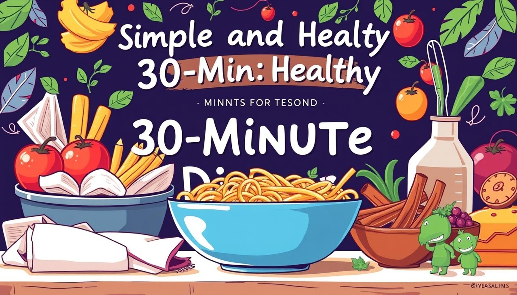 Simple and Healthy 30-Minute Dinners for Families