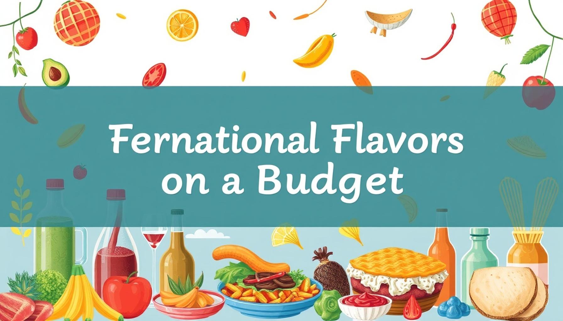 International Flavors on a Budget: Exploring Global Cuisines Without Breaking the Bank