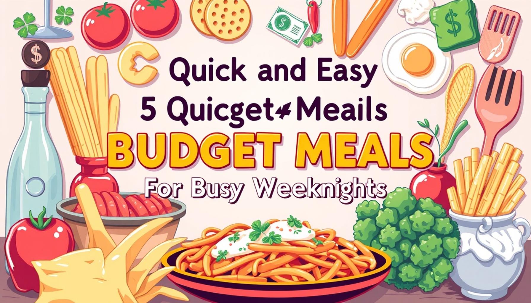 5 Quick and Easy Budget Meals for Busy Weeknights