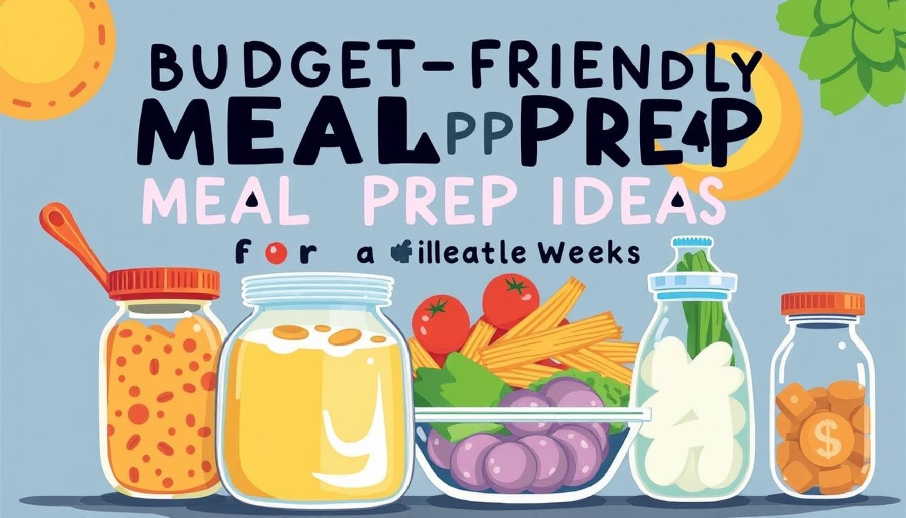 Budget-Friendly Meal Prep Ideas for a Healthy Week