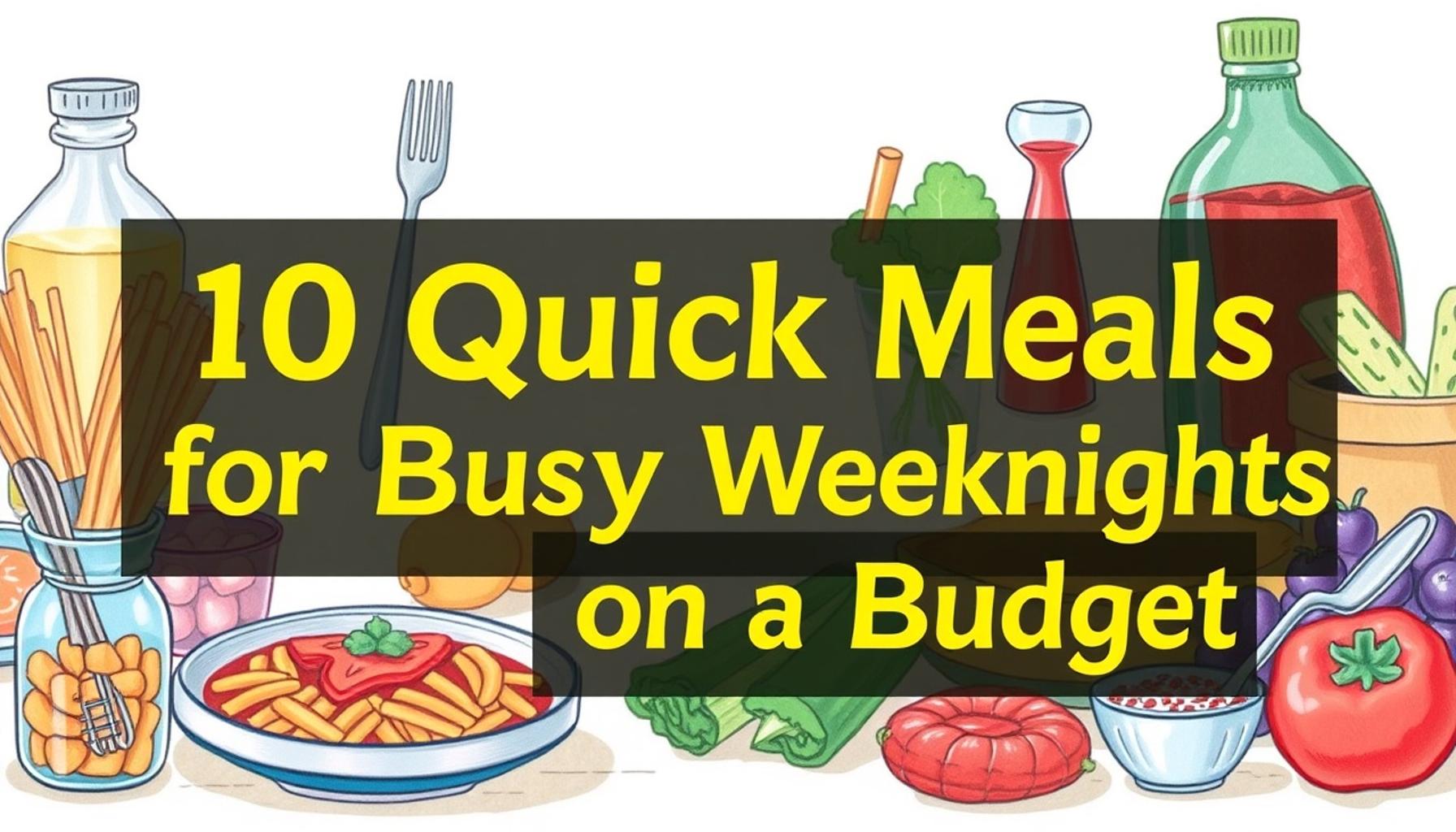 10 Quick Meals for Busy Weeknights on a Budget