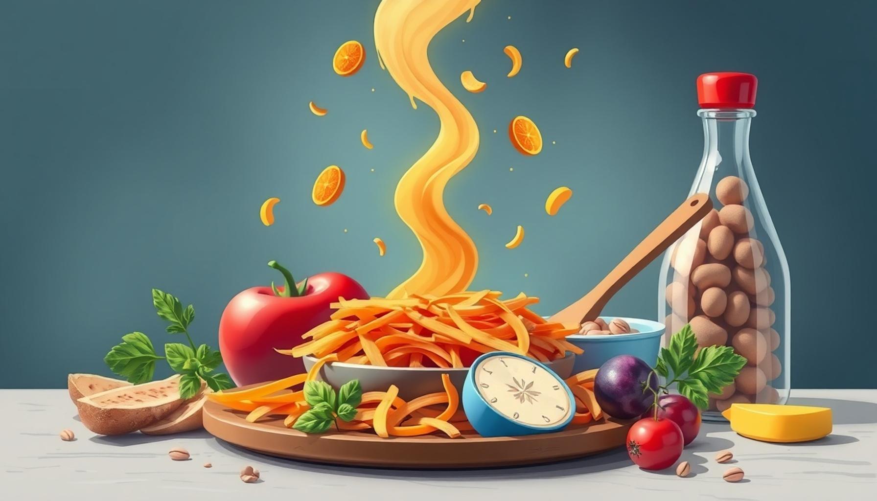 Transforming leftovers into delicious dishes using basic ingredients