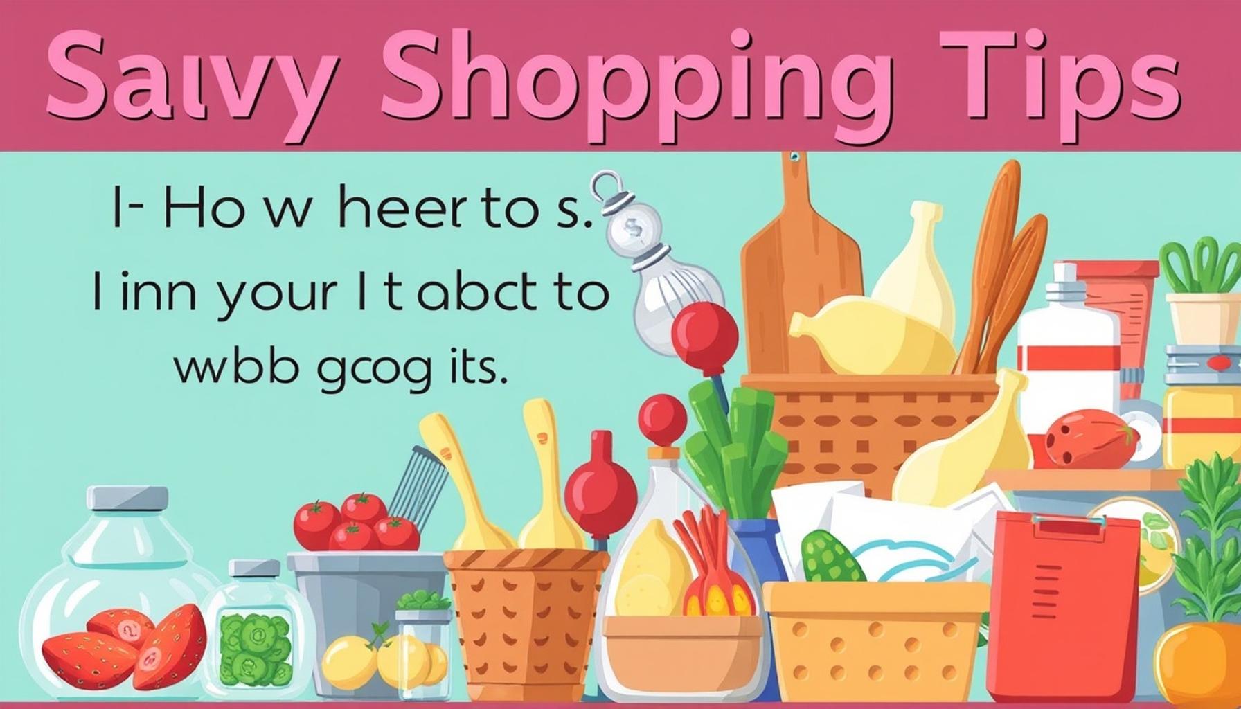 Savvy Shopping Tips: How to Stock Your Kitchen on a Budget